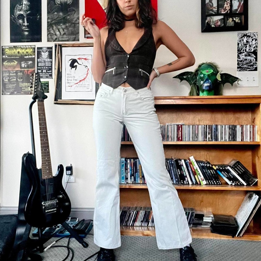 90s beige jeans